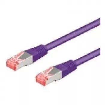 Tinklo kabelis PremiumCord SP6ASFTP010V RJ-45 Cat6a 1 m Violetinis