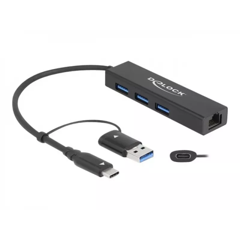 USB dokas DeLOCK 64149 su metaliniu korpusu