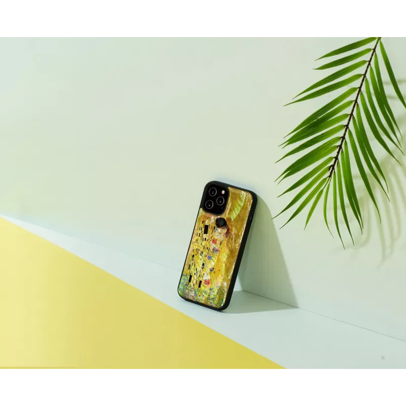 iKins apsauginis dėklas Apple iPhone 12 Pro Max — juodas, bučinio dizainas
