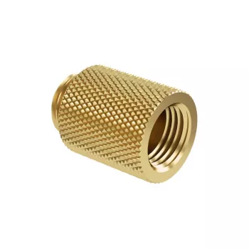 G1/4 colio tiesinis prailginimas MF 20 mm - auksinis (Barrow TNYZ-G20 GO)
