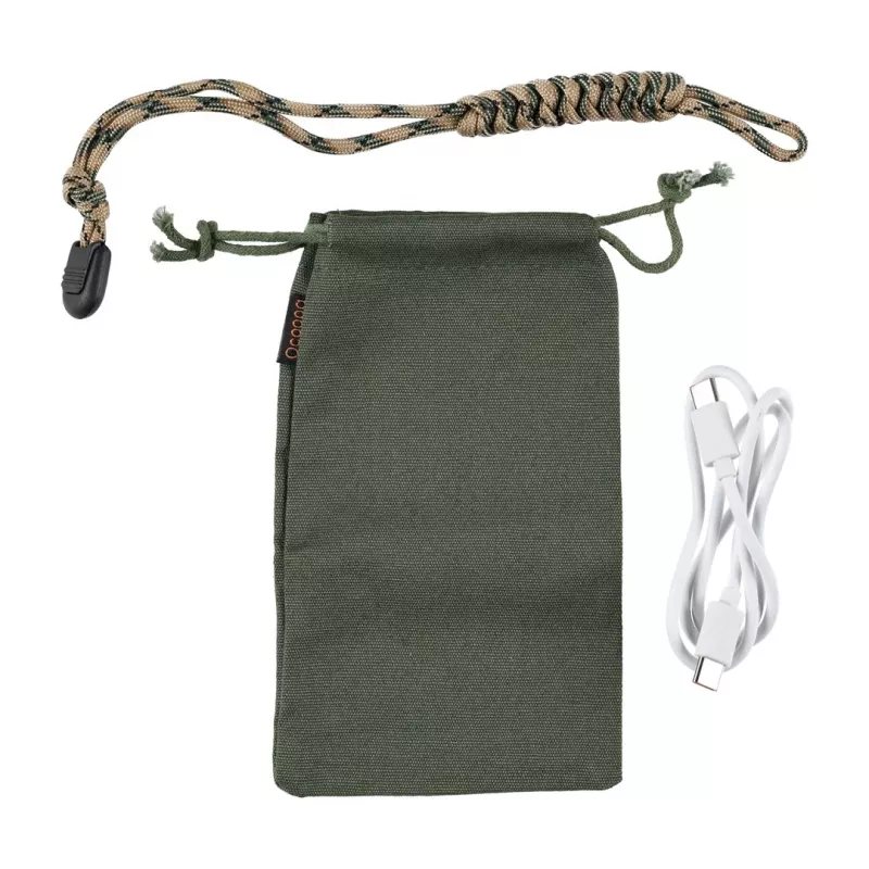 Elektrinis šildytuvas Ocoopa UT3201 Camouflage – Nešiojamas keraminis šildytuvas su 10 000 mAh power banku ir iki 18 h veikimo