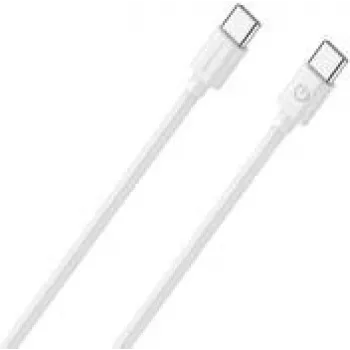 USB kabelis RealPower 404307 USB 2.0 2m USB C baltas