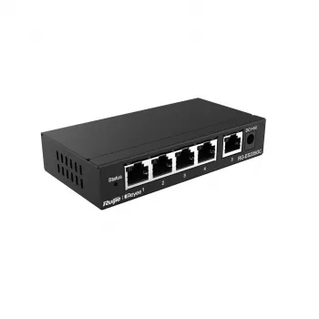 Ruijie Networks RG-ES205GC valdomas L2 tinklo jungiklis Gigabit Ethernet (10/100/1000) juodas