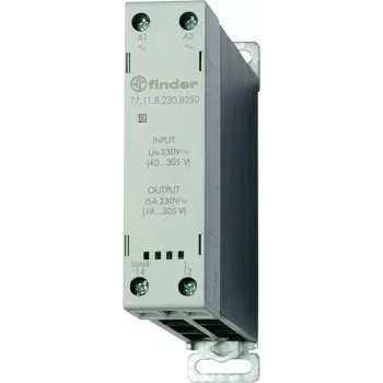 Finder SSR relė 22,5 mm korpuse 77.11.8.230.8250 1 normaliai atviras kontaktas