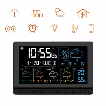 Belaidė garsiakalbė MANTA MTO200B Windy Black – „Bluetooth“ ir „Wi‑Fi“ belaidis garsas, balso asistento palaikymas