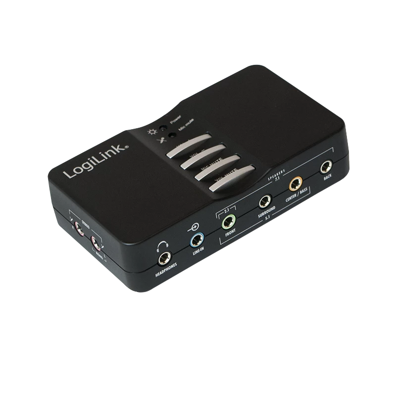 LogiLink USB garso dėžutė Dolby 7.1 8 kanalų 7.1