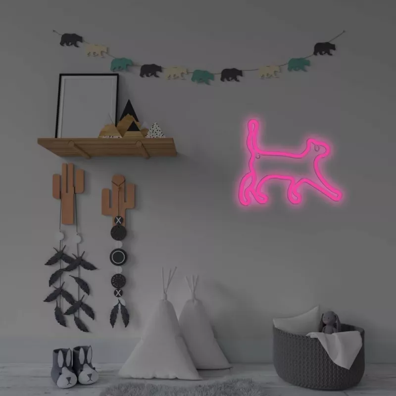 Dekoratyvinė neoninė LED lempa MANTA SNL70PK Style Neon Lights CAT 2 Pink