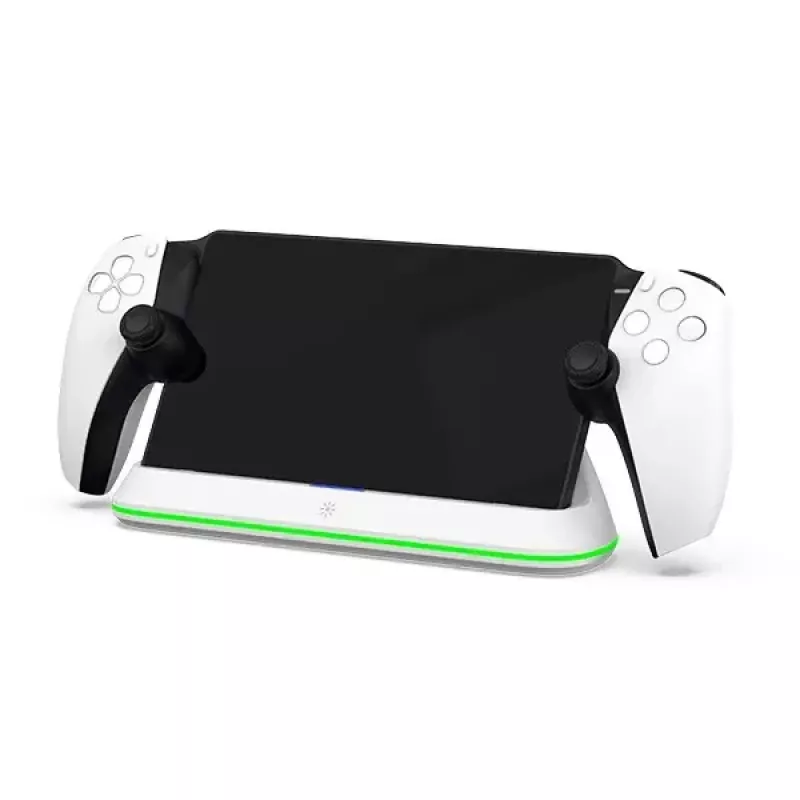 Įkrovimo sistema Subsonic SA5708, skirta Playstation Portal, laidinė, juoda balta