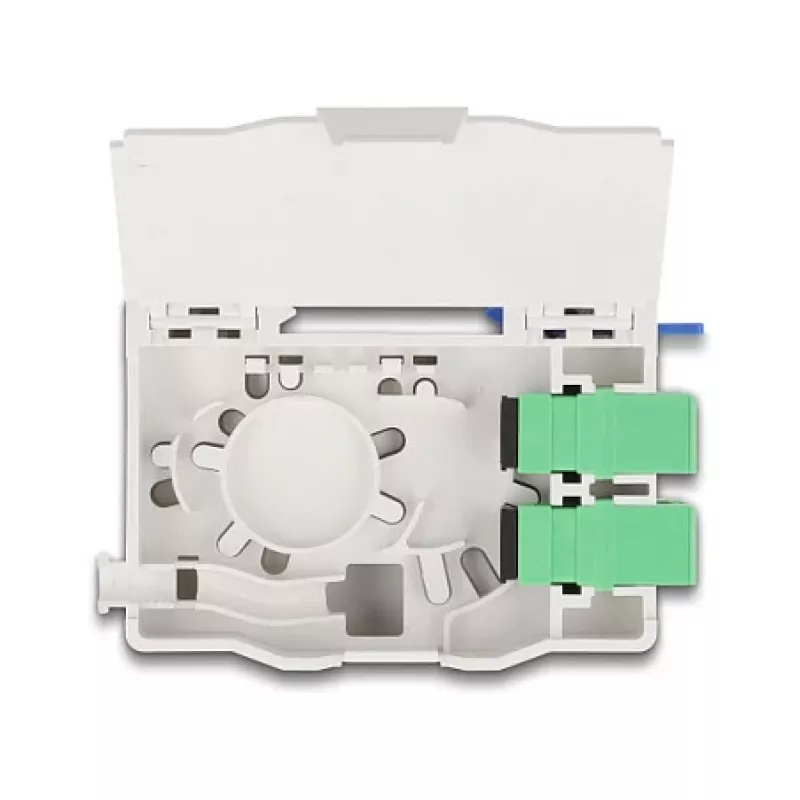 DeLOCK 88097 SC Simplex Baltas optinio pluošto prijungimo dėžutė