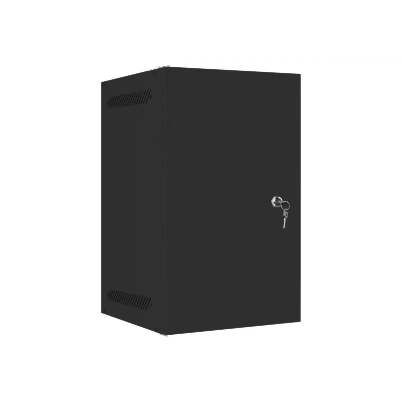 Sieninis tinklo stovas LANBERG WF10-2309-00B — 9U, 280×469×310 mm, IP20, juodas