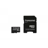 „Transcend“ 64 GB „MicroSDXC“ 10 klasės atminties kortelė su SD adapteriu
