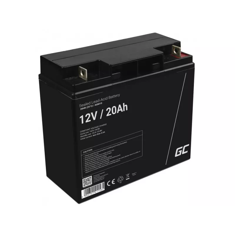 Green Cell AGM10 pramoninis įkraunamas akumuliatorius Švino rūgštinis (VRLA) 20000 mAh 12 V