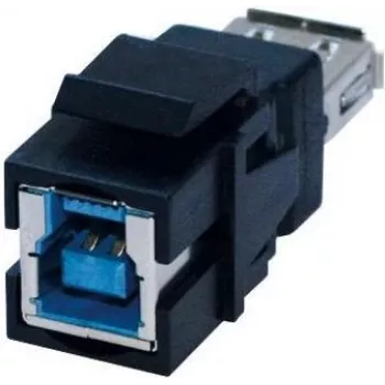 Lyties keitiklis Bachmann 917.401 USB 3.0 A į B juodas