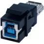 Lyties keitiklis Bachmann 917.401 USB 3.0 A į B juodas