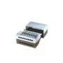 Patch panel, 8 prievadų, Cat. 5e, ekranuotas, šviesiai pilkas, 14 cm, 44 x 172 x 140 mm