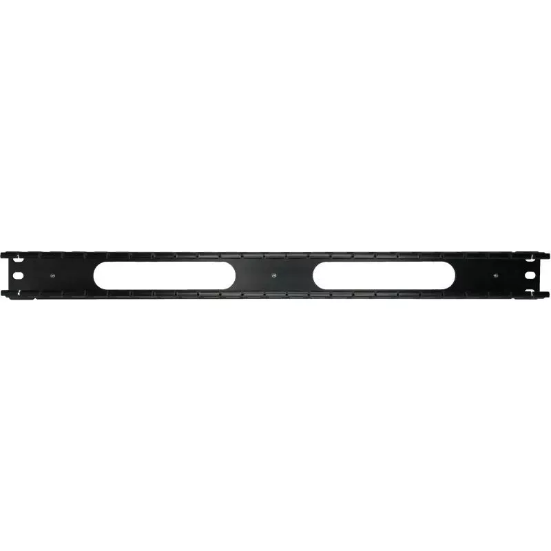 Dėžutė kabeliams Alantec PK008 sieninis organizatorius 1U juoda metalas/plastikas