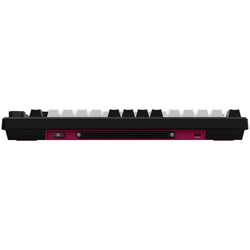 Mechaninė žaidimų klaviatūra LORGAR KBP7075W – belaidė, juoda, Red jungikliai, EN išdėstymas