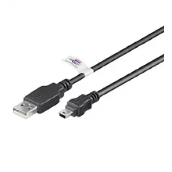 LogiLink USB ilginimo laidas USB A (M) – mini USB B (M) 1,8 m