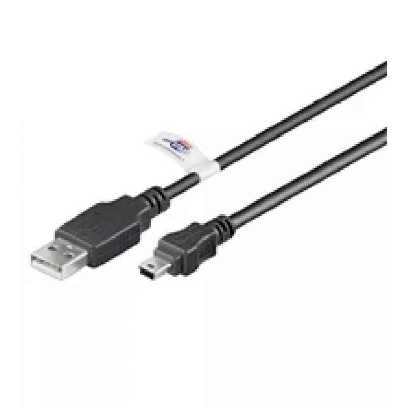 LogiLink USB ilginimo laidas USB A (M) – mini USB B (M) 1,8 m