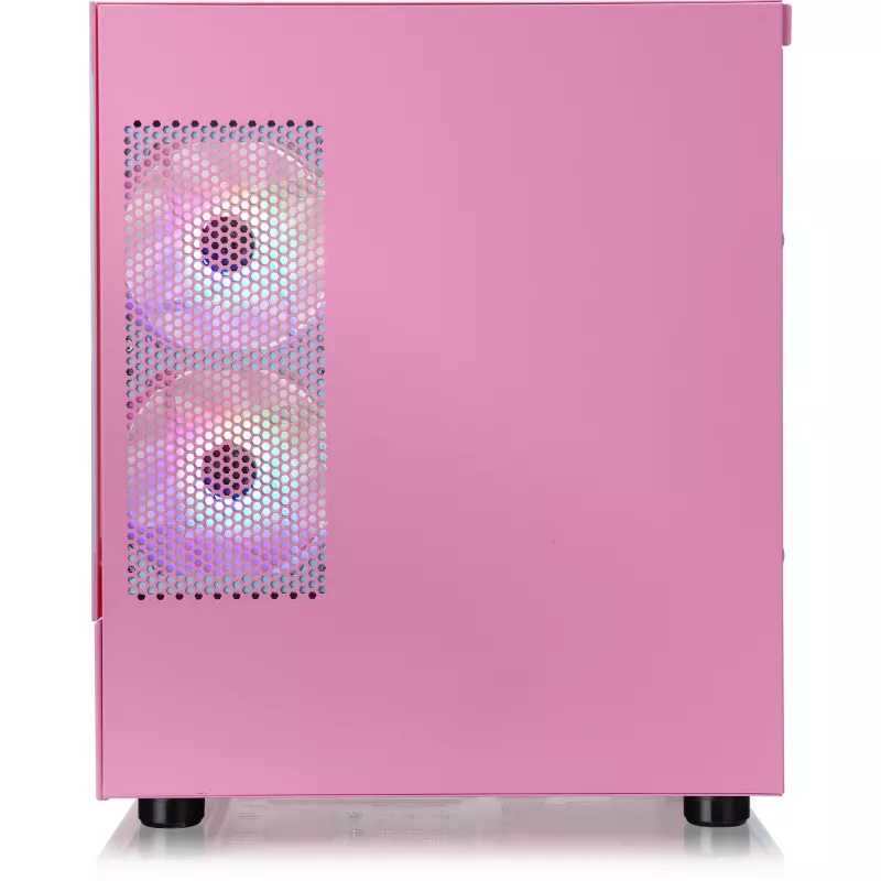 Thermaltake View 170 TG ARGB rožinis Micro Tower korpusas su dviem grūdinto stiklo plokštėmis