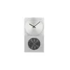 NeXtime klok 3028 OP sieninis laikrodis, 16x30,2 cm, stiklas, sidabrinis