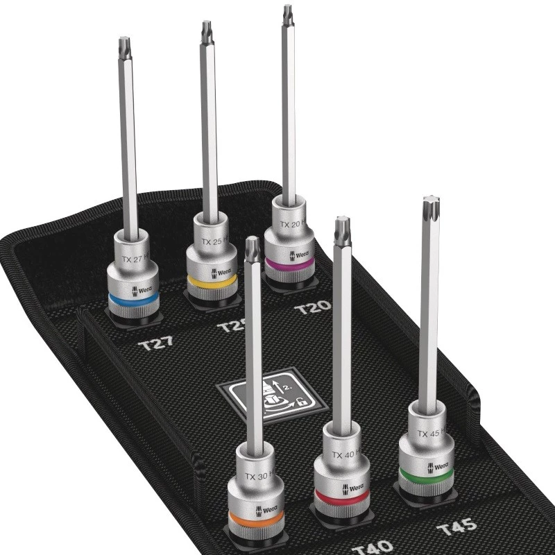 Wera 8767 C TX HF 2 varžtų antgalių rinkinys Torx su laikymo funkcija