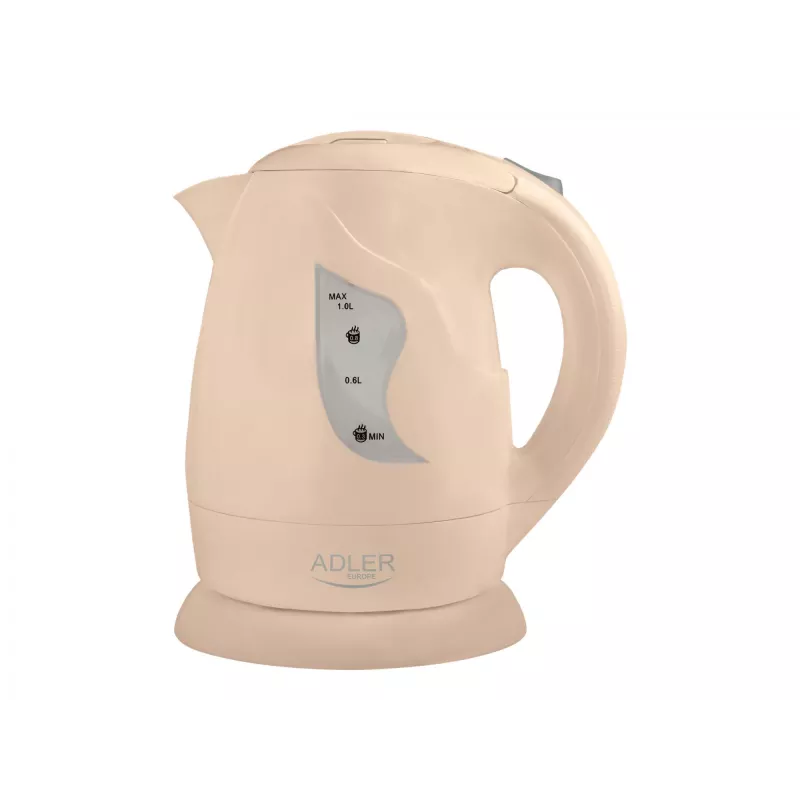 Elektrinis virdulys 1,0 l Adler AD 08 smėlio spalvos