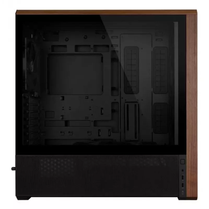 Kompiuterio korpusas Lian Li Lancool LAN217X Midi Tower Juodas, Medis