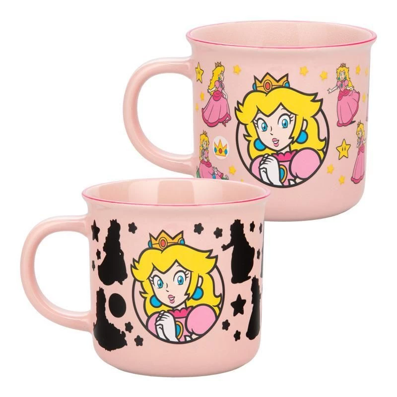 Keraminis terminis puodelis Paladone Super Mario Princess Peach — 300 ml