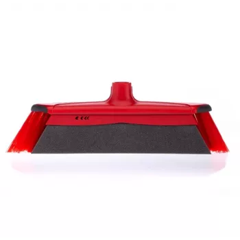 Grindų šluota VILEDA 143703 su koto, technopolimeras, minkšti/kieti šereliai, vidaus patalpoms, 130 cm, raudona
