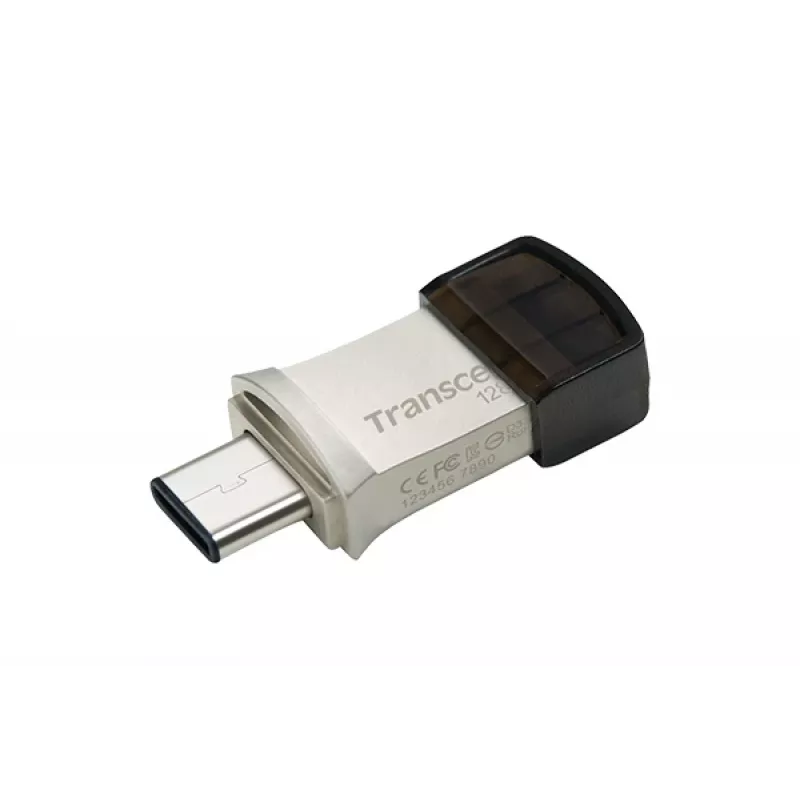 Transcend JetFlash 890 TS128GJF890S 128GB USB 3.1 (Gen 1) atmintinė su USB Type-C ir Type-A jungtimis
