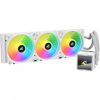 Vandens aušintuvas CPU „All-in-One“ Sharkoon S60 ARGB White 360mm radiatorius