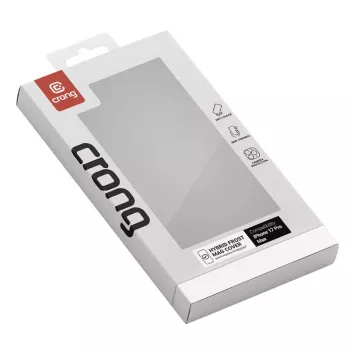 Crong Hybrid Frost MAG Cover Case su MagSafe, iPhone 17 Pro Max, Frosted Black