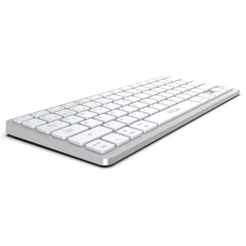 INCA klaviatūra IBK-565BT BT 5.0, išmanioji, baterija 150Std, 8-10 m, sidabrinė