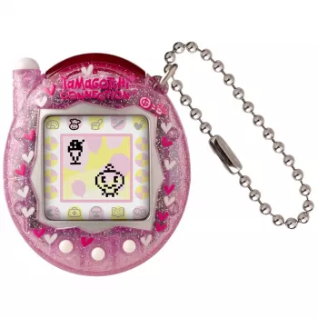 Nešiojamas skaitmeninis augintinis Bandai Tamagotchi Connection Pink Glitter – virtualus augintinis