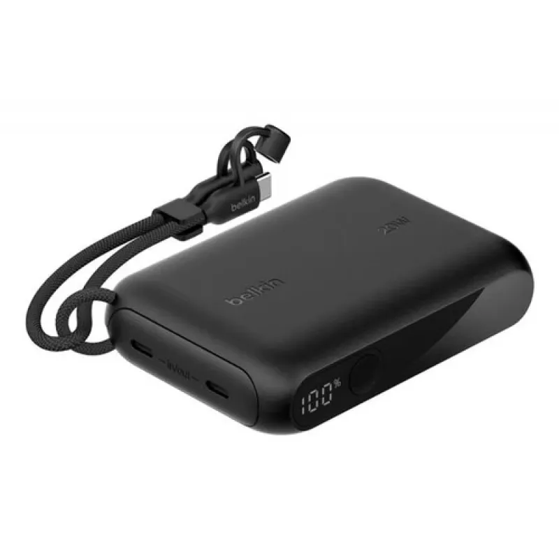 Belkin BOOST CHARGE Power Delivery Powerbank 10 000 mAh, juoda (BPB027HQBK)