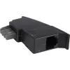 Goobay 50308 TAE telefono adapteris, TAE-N kištukas į RJ11 lizdą, juodas