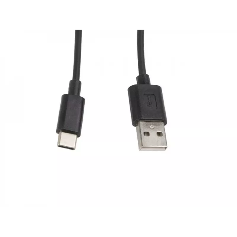 USB 2.0 kabelis Lanberg CA-USBO-10CC-0010-BK (USB A - USB C, 1m, juodas)