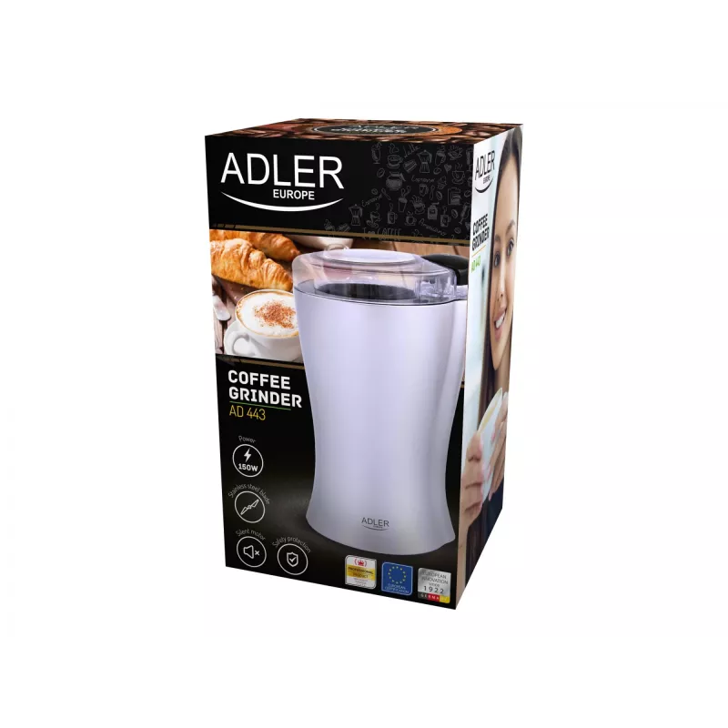 Kavos malūnėlis su peiliuku Adler AD 443