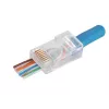 RJ-45 kištukas Alantec WT118, Cat5e U/UTP, permatomas baltas, 100 vnt.