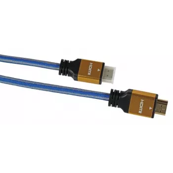 HDMI kabelis IBOX ITVFHD04 1,5 m, HDMI 2.0, 18 Gbps, 4K (4096×2160), auksuotos kontaktinės jungtys, kištukas-kištukas