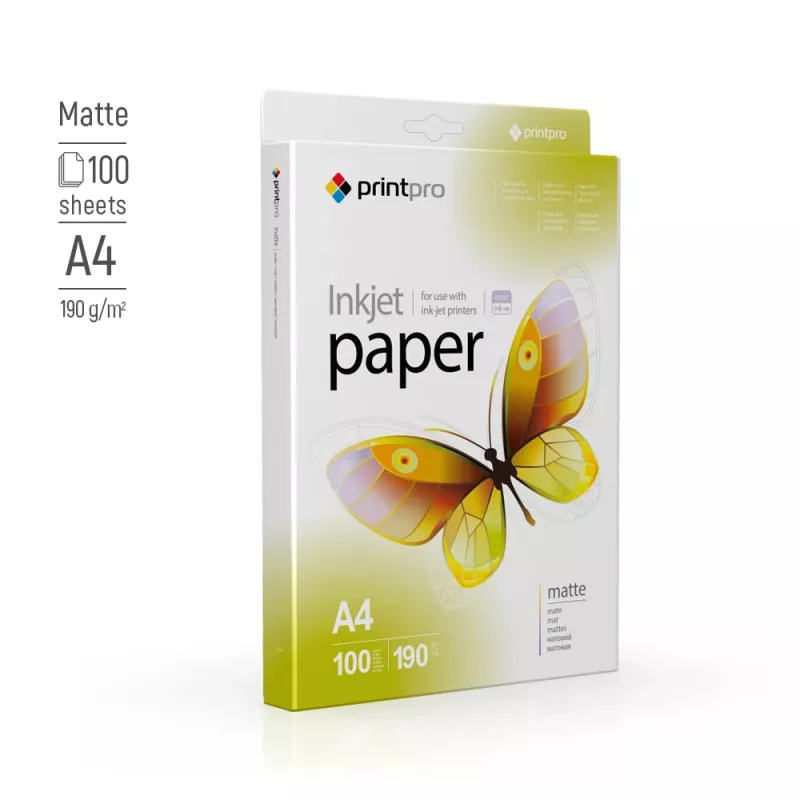 Foto popierius A4 ColorWay PME190100A4 matinis 190 g/m² rašaliniams spausdintuvams