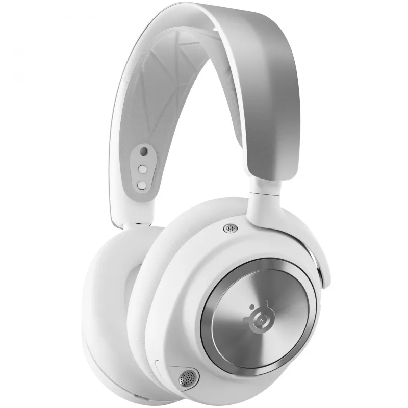 Ausinės STEELSERIES 61524 laidinės uždaro tipo galvos lankas baltos spalvos