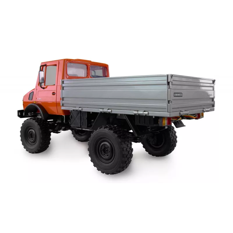 Bešalis visureigis sunkvežimis Amewi Unimog Elektrinis variklis 1:12