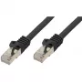 Tinklo kabelis ShiverPeaks S/CONN Cat. 7 S/FTP 10 m Juodas