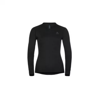 Odlo BL TOP crew neck l/s ACTIVE WARM ECO moteriški marškinėliai, dydis S, juodi