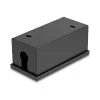 Paskirstymo dėžutė DELOCK Easy 45 modulių laikiklis ant stalo ar sienos, metalinė, juoda, 2x22,5x45 mm arba 1x45x45 mm