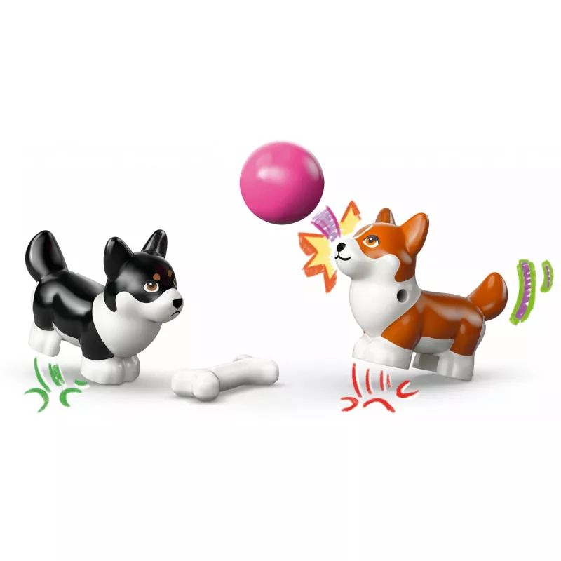 LEGO FRIENDS 42641 Šuniukų banglenčių ir paspirtuko nuotykiai