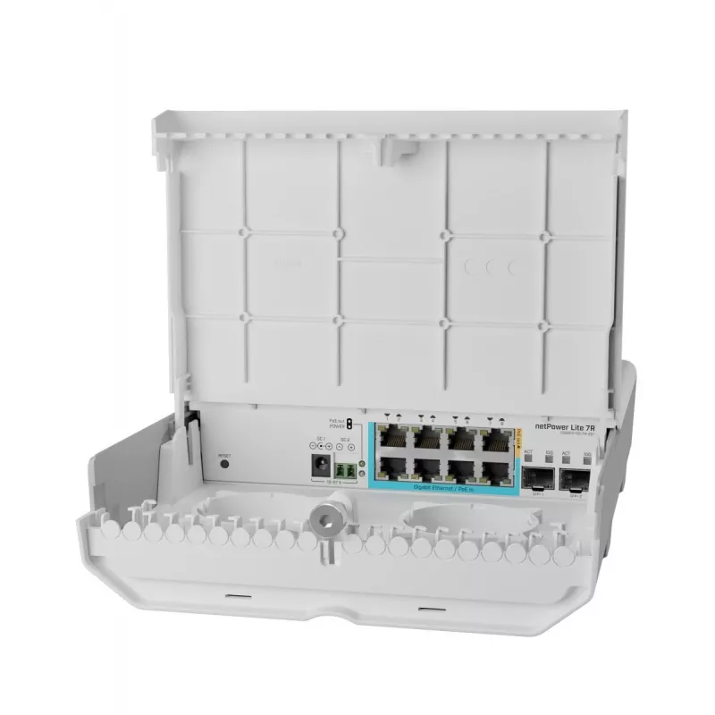 MikroTik netPower Lite 7R valdomas jungiklis