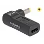 DeLOCK adapteris USB Type-C moteriškas į HP 4,8 x 1,7 mm vyriškas 90° kampu